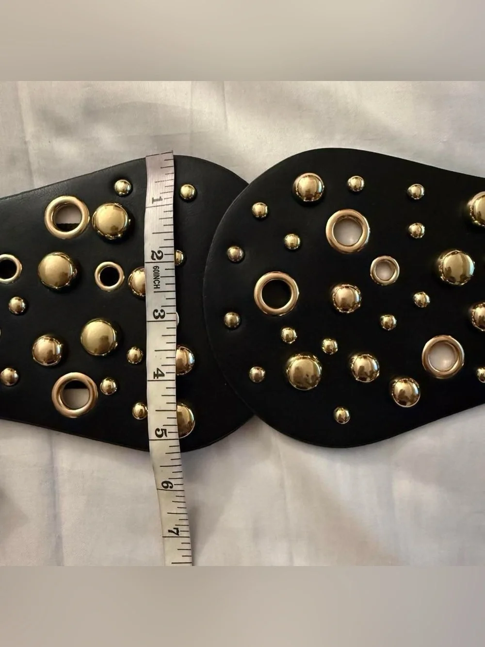 N/A black studded